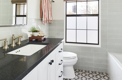 Wheel Rim Bathroom Project